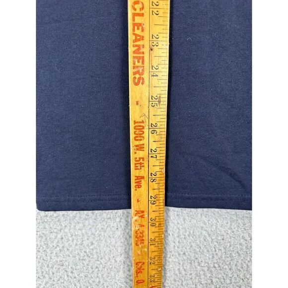 Champion Shirt Adult Medium‎ Navy Graphic Print Tee Short Sleeve Cotton Mens NEW - Picture 7 of 8